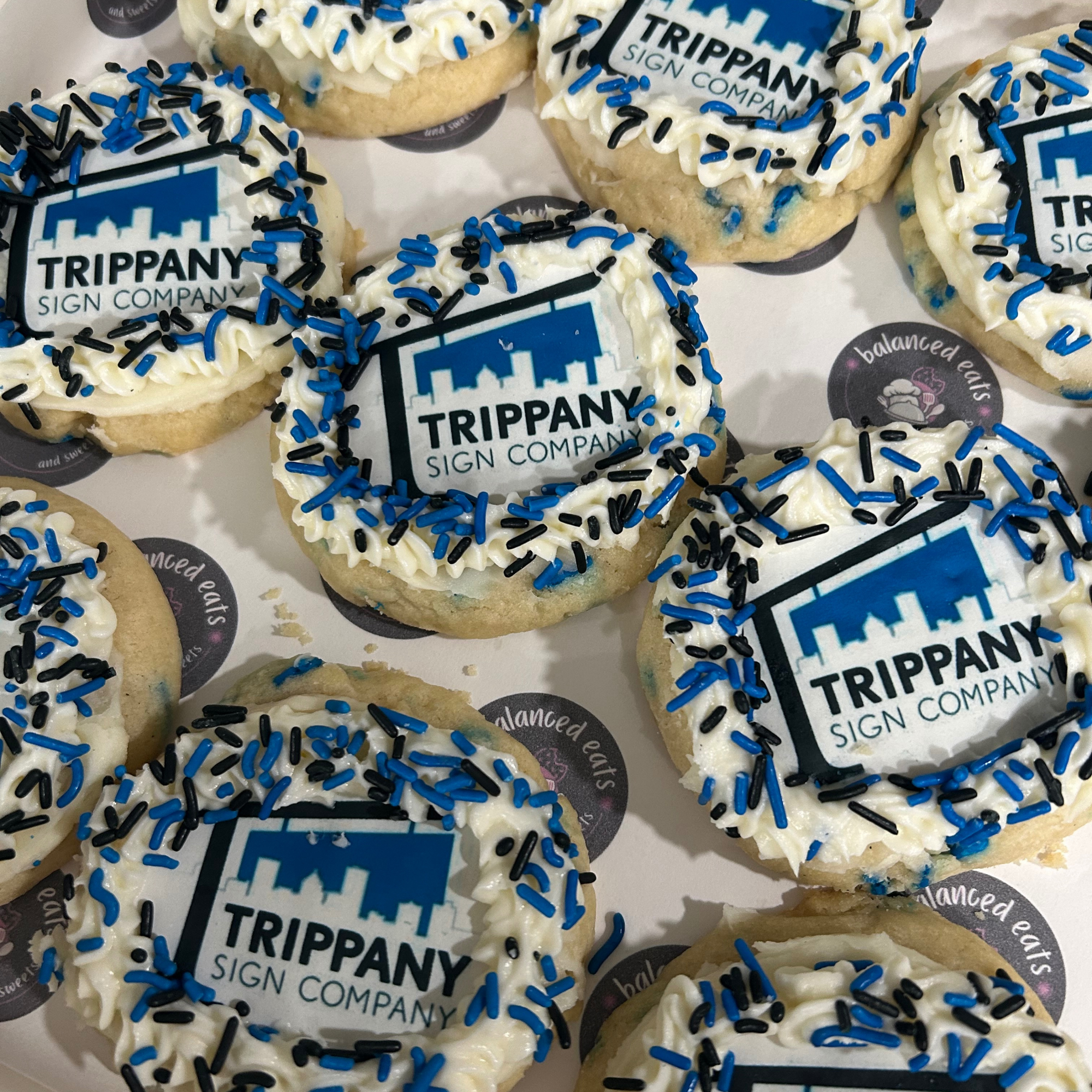 Custom Logo Cookies