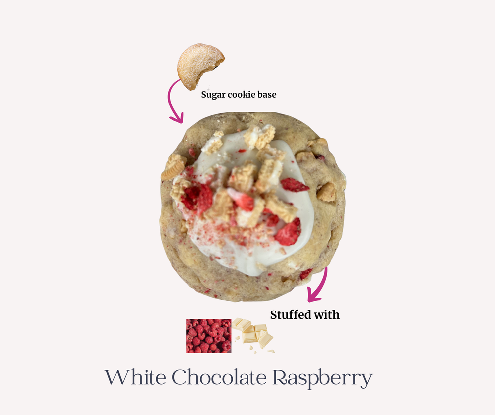 White Chocolate Raspberry Cookie