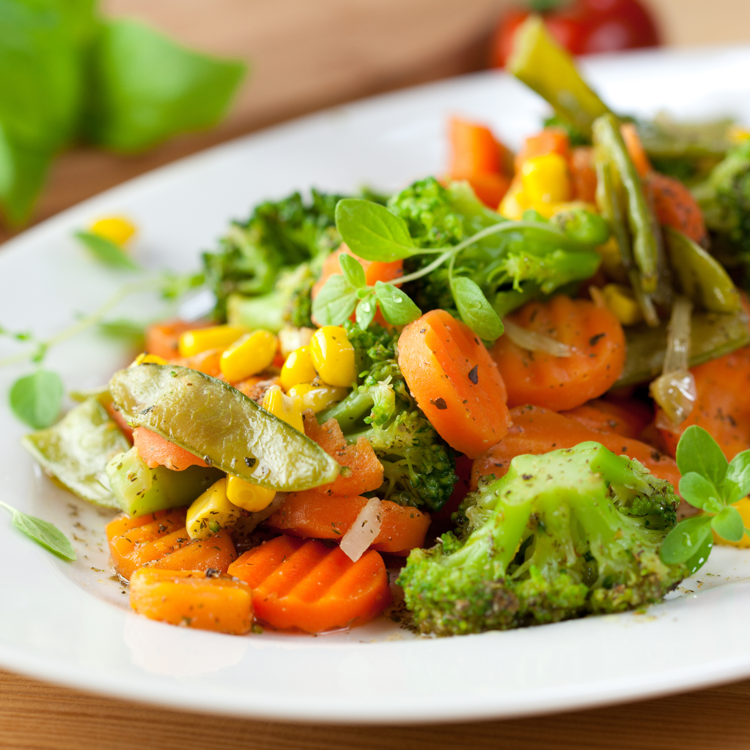 Mixed vegetable medley catering