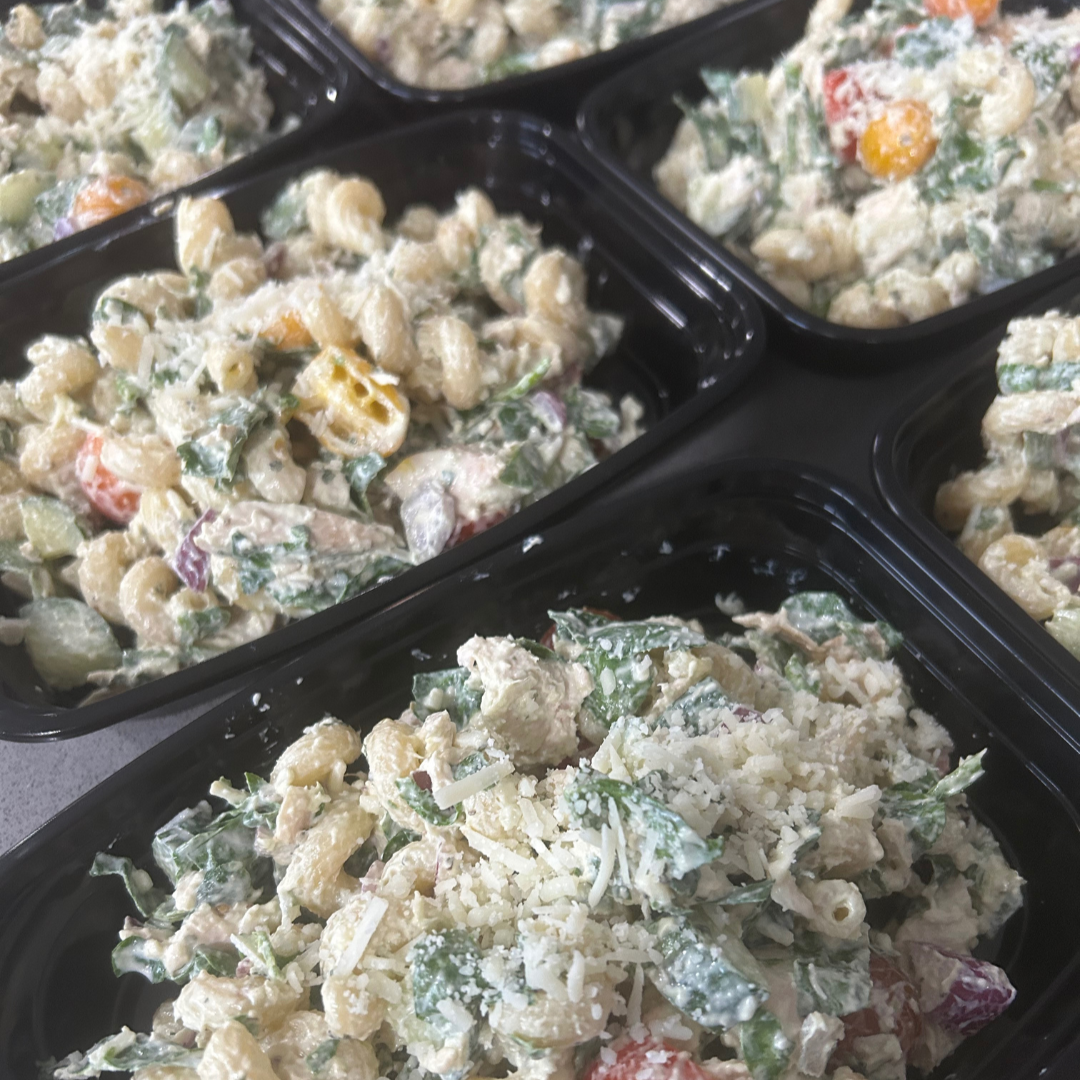 Protein Pasta Salad meal prep